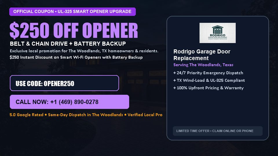 Rodrigo Garage Door Replacement $250 OFF Premium LiftMaster Opener Installation